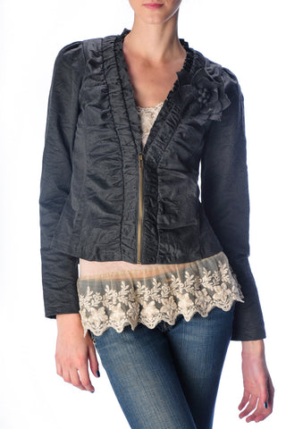 Vegan Dark Gray Jacket